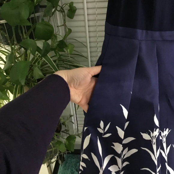 Prom/Bridemaid Dress Sz 16 Navy w/Pockets - Picture 4 of 12